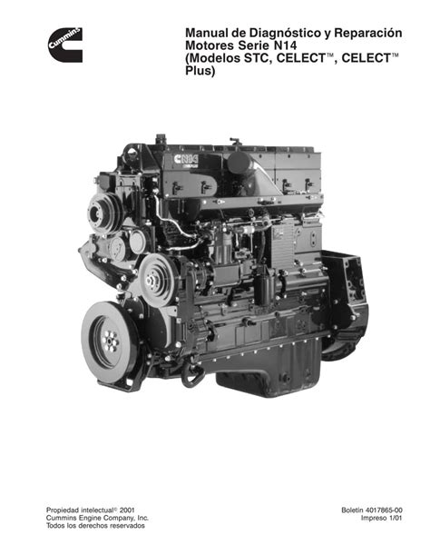 Manual de Diagnóstico y reparación Motores Serie N14STC CELECT CELECT Plus