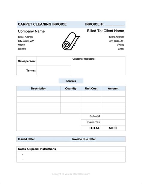 Fantastic Carpet Cleaning Pdf Receipt Template Fabulous Receipt Templates