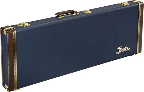 Fender Classic Series Wood Case Strat Tele Navy Blue Musical Instruments