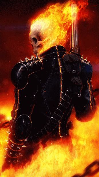 ♆flames•♆ Ghost Rider Wallpaper Ghost Rider Marvel Ghost Rider