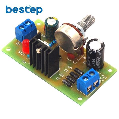 Lm317 Adjustable Power Supply Kit Continuous Adjustable Dc Power Supply