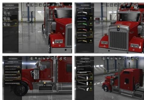 ats Kenworth W900 Accessories Pack v 1 0 Parts Tuning Mod für