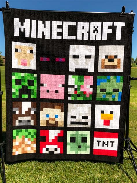 Minecraft Quilt | My Rainy Day Designs