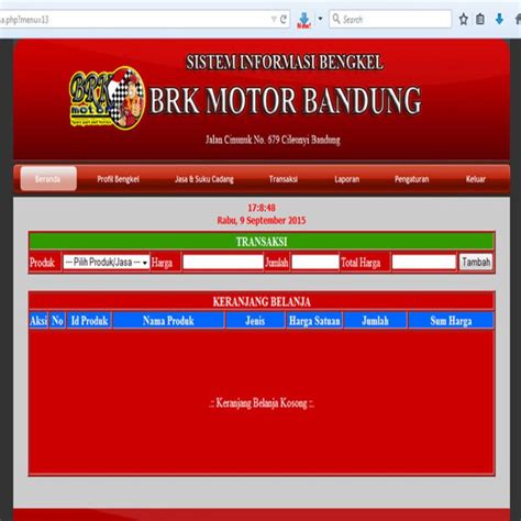 Jual Aplikasi Web Bengkel Online Berbasis PHP MYSQL Source Code