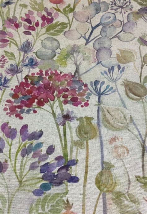 Voyage Maison Hedgerow Cotton Fabric For Upholstery Etsy