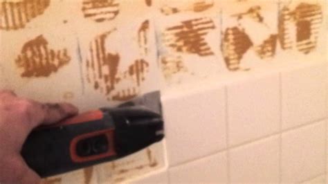 Your Handyman Removing Ceramic Tile Youtube