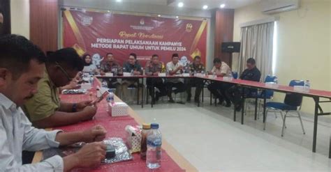 RRI Co Id KPU Lingga Gelar Rakor Persiapan Kampanye Metode Rapat Umum