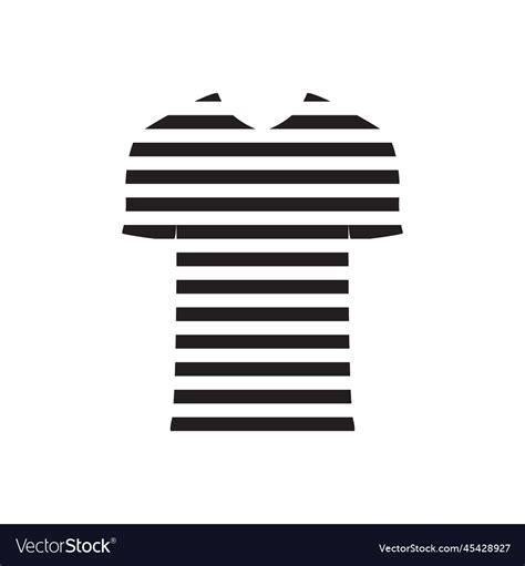 Stripe Cloth Icon Logo Royalty Free Vector Image