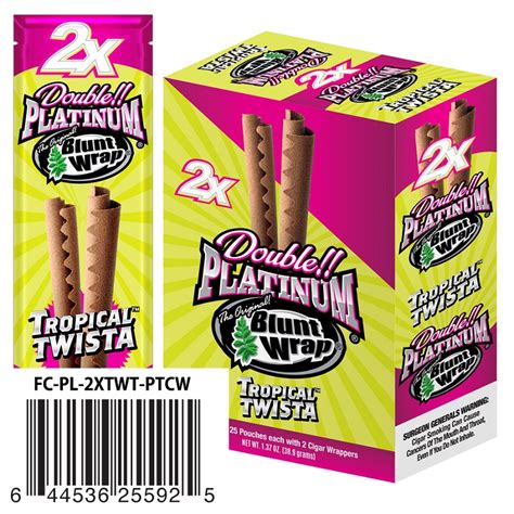 Double Platinum Blunt Wrap Nimbus Imports