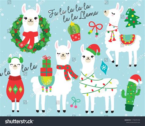 Christmas Llama Over 2404 Royalty Free Licensable Stock Illustrations