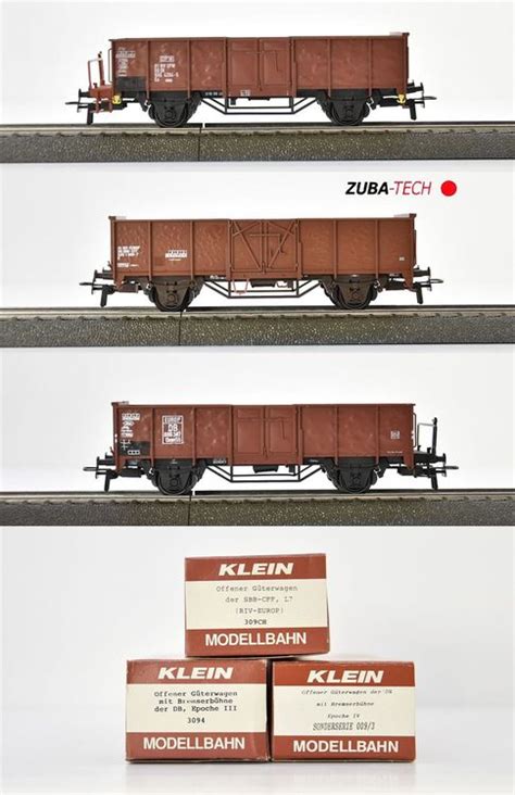 KleinModellbahn 3x offene Güterwagen H0 Kaufen auf Ricardo