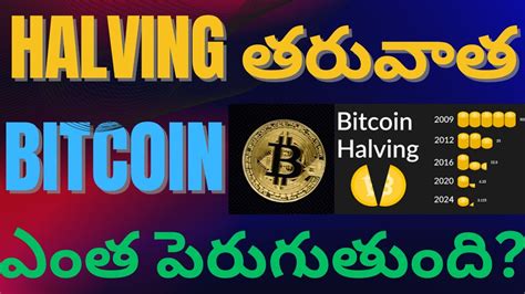 Bitcoin Halving Price Telugu Bitcoin Telugu Explained Crypto Telugu