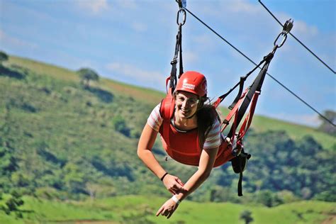 Super Tirolesa Brotas Territ Rio Selvagem Canoar