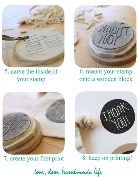 Do It Yourself Projects How To Make A DIY Carved Rubber Stamp