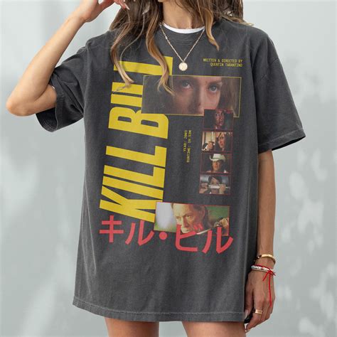 Kill Bill T Shirt Unisex Vintage Quentin Tarantino Movie Streetwear