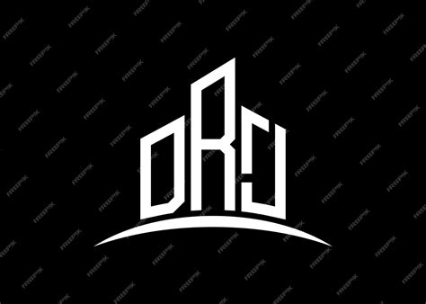 Premium Vector | Letter drj building vector monogram logo design ...