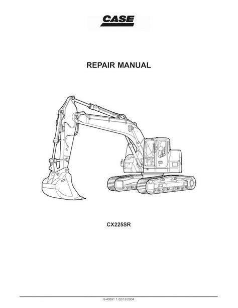 Case Cx Sr Excavadora Sobre Orugas Pdf Manual De Reparaci N