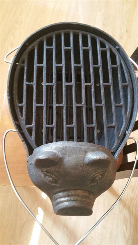 Cast Iron Pig Hibachi Grill For Sale In Brownstown Charter Township Mi