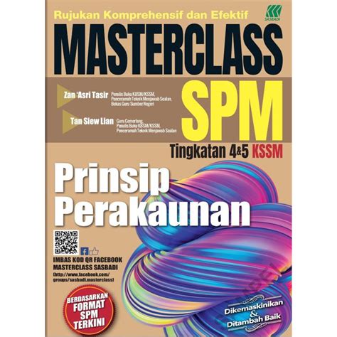 MasterClass SPM Prinsip Perakaunan Tingkatan 4 5 KSSM Edisi 2022