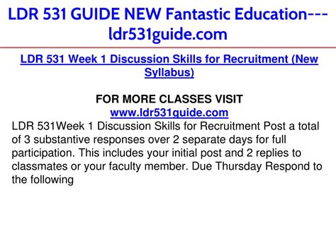 Ppt Ldr Guide New Fantastic Education Ldr Guide