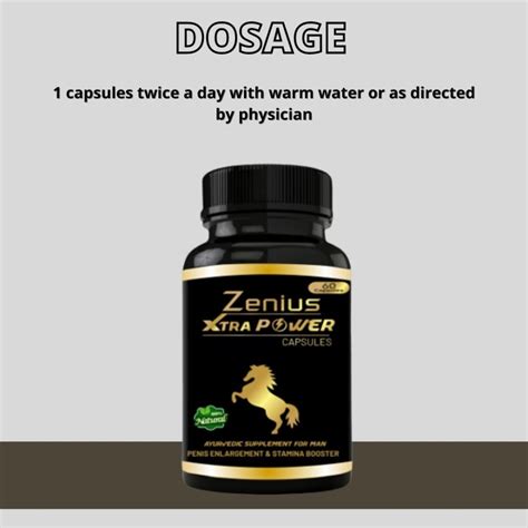 Zenius Xtra Power Capsule For Sexual Capsule For Men 60 Capsules