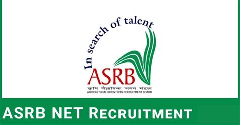 Asrb Net Icar Net Notification Released Apply Now