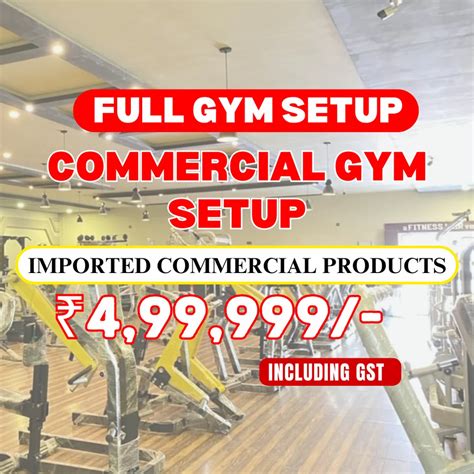 Energie Fitness Commercial Gym Setup In Jaipur Under 5 Lakh Full Gym