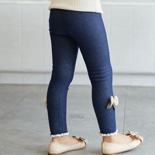 Novo Outono Inverno Meninas Cal As De Jean Infantil Quente Leggings