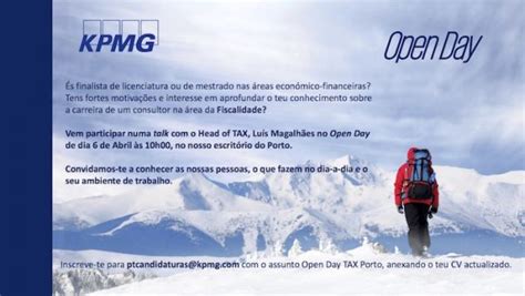 Kpmg Promove Open Day No Porto Udireito Portal Estudante De Direito