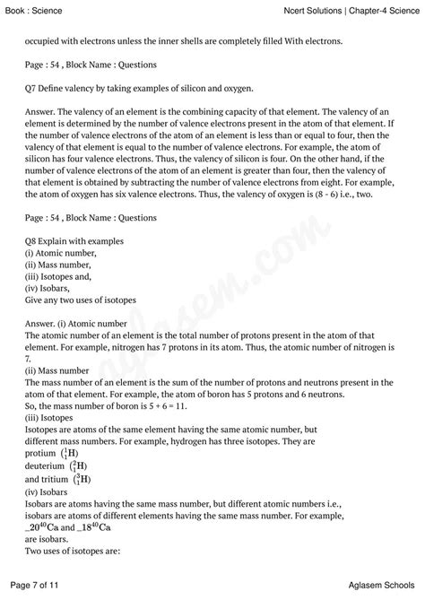 NCERT Solutions For Class 9 Science Chapter 4 Structure Of The Atom