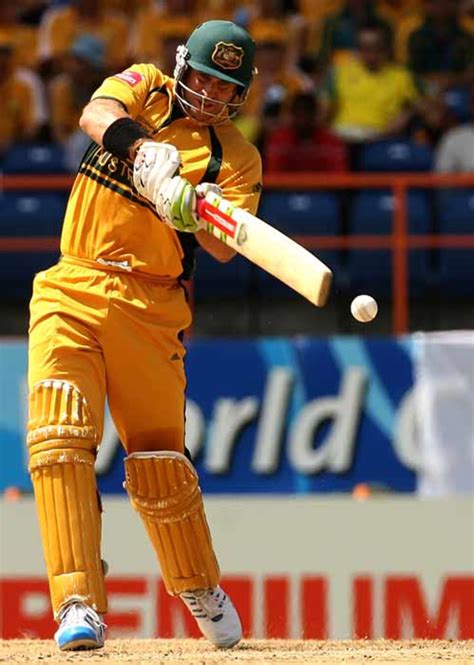 Matthew Hayden lets loose a stinging drive | ESPNcricinfo.com