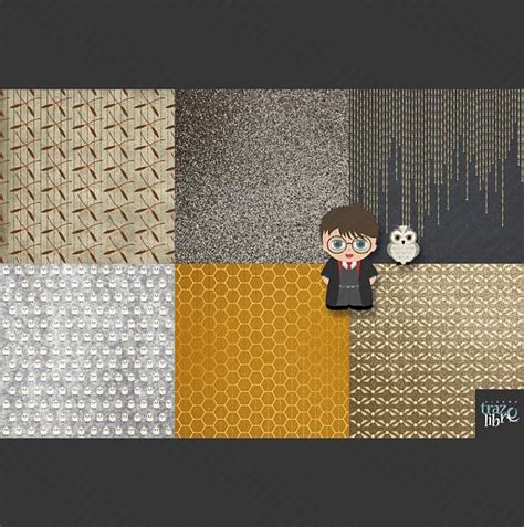 This Listing Is For A Digital Textures Package That Includes 8 High Quality Harry Potter Clip