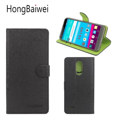 Cubierta De HongBaiwei Para LG LV3 Funda De Moda Flip Hit Color Lujosa