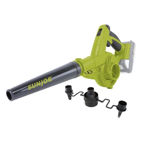 Sun Joe 24 Volt 105 Cfm 185 Mph Battery Handheld Leaf Blower 2 Ah Battery And Charger Included