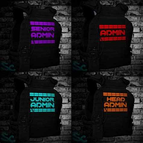 4 Server Admin Vests Male Fivem Grand Theft Auto 5 Optimized Mod High