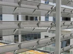 Architectural Aluminum Sun Shading Louver Aerowing Perforated System