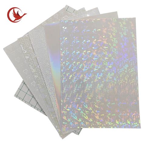 Rainbow Cold Lamination Film Holographic Laminating Photo Laser