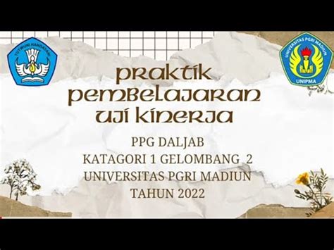 Praktik Pembelajaran Model Pbl Ukin Ppg Daljab Katagori Gel