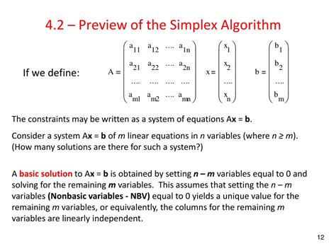 Ppt Chapter The Simplex Algorithm Part Powerpoint Presentation