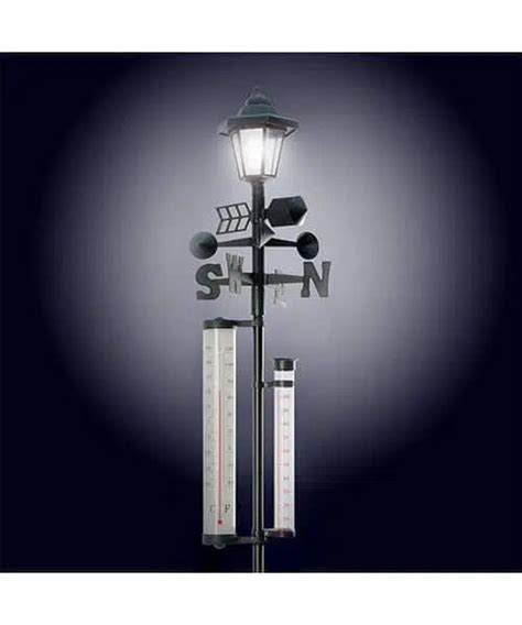 All In 1 Solar Weather Station With Rain Gauge Ideaworks Jpin Supply