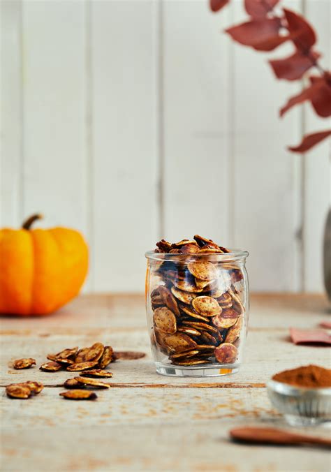 Graines de citrouille caramélisées à la cannelle Trois fois par jour