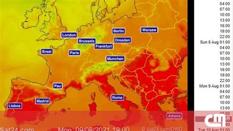 Onda De Calor Atinge Europa Em Agosto Clima Correio Da Manh