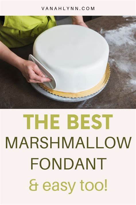 Melt In Your Mouth Marshmallow Fondant Homemade Fondant Recipes