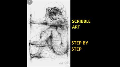 HOW TO DRAw Scribble Art Step By Step YouTube