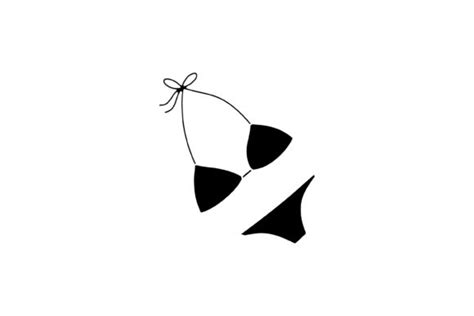 Summer Beach Bikini Solid Icon 7 Graphic By Humanbeing Studio Creative Fabrica