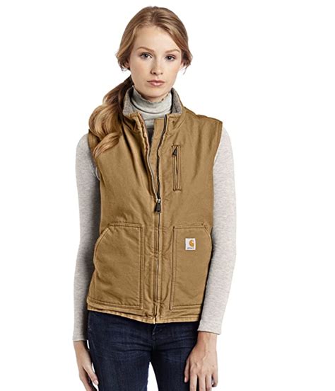 Carhartt Women S Mock Neck Sherpa Lined Vest