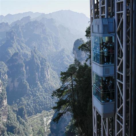 China Has Built The Worlds Highest Outdoor Elevator The Massive Glass