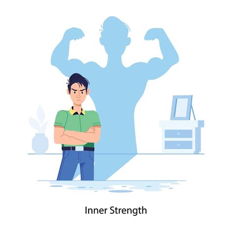 Trendy Inner Strength 44823092 Vector Art At Vecteezy