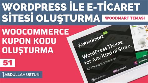 Woocommerce Kupon Kodu Olu Turma Wordpress Ile E Ticaret Sitesi