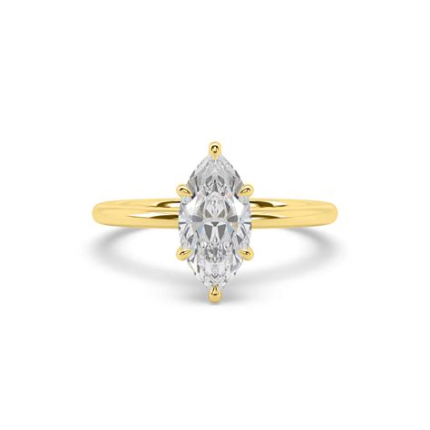 Marquise Hidden Diamond Halo Engagement Ring – Affinity Diamonds